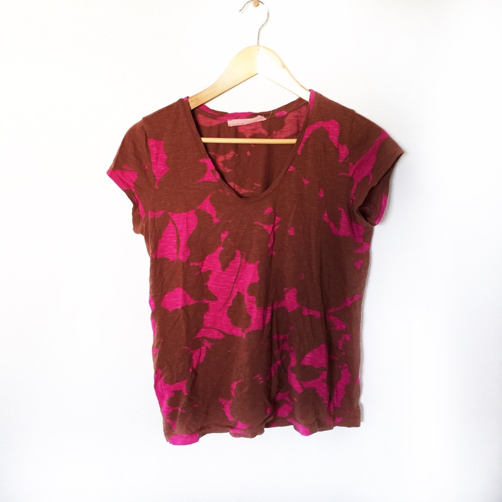 🌵 LOFT sunwashed cotton v neck tee shirt
